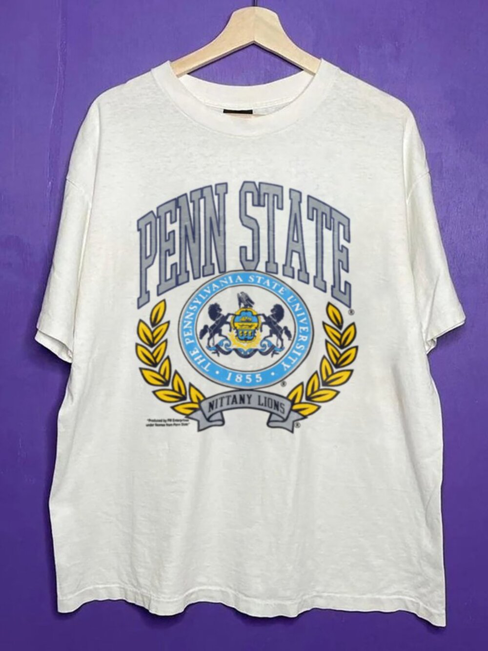 Vintage 90s Pennsylvania State University Shirt, Penn State Nittany Lions Shirt